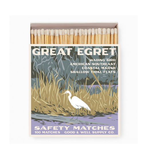 Great Egret Cabin Matches