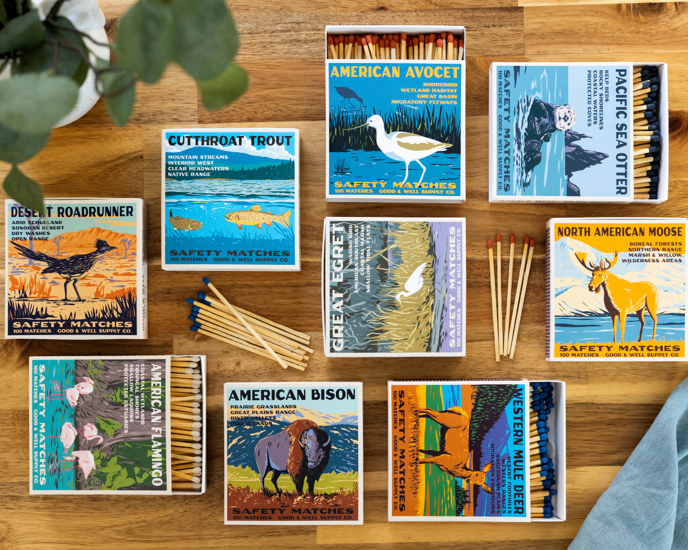 Wildlife Cabin Matches